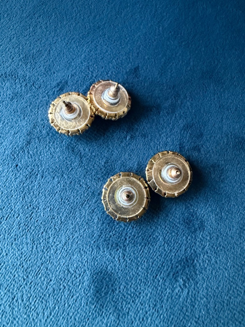 Two pairs of Kate Spade Halo Stud Earrings - Picture 2 of 2